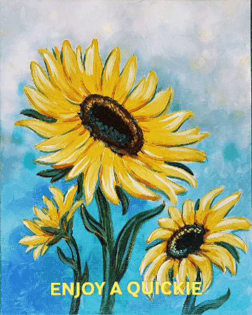 Three Sunflowers